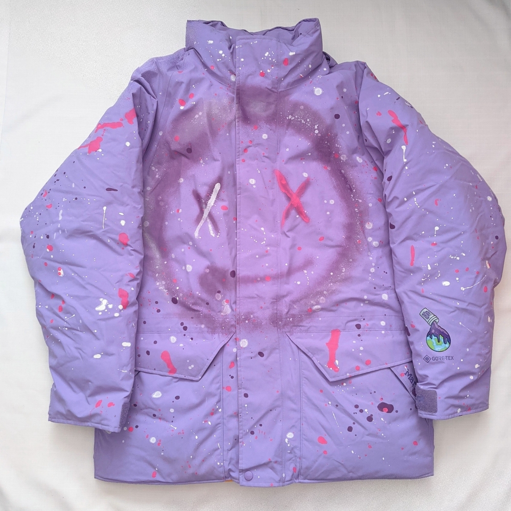 Marmot Mammoth GORE TEX Parka Jacket Violet Paisley Jacket Medium